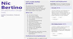 Desktop Screenshot of nicbertino.com